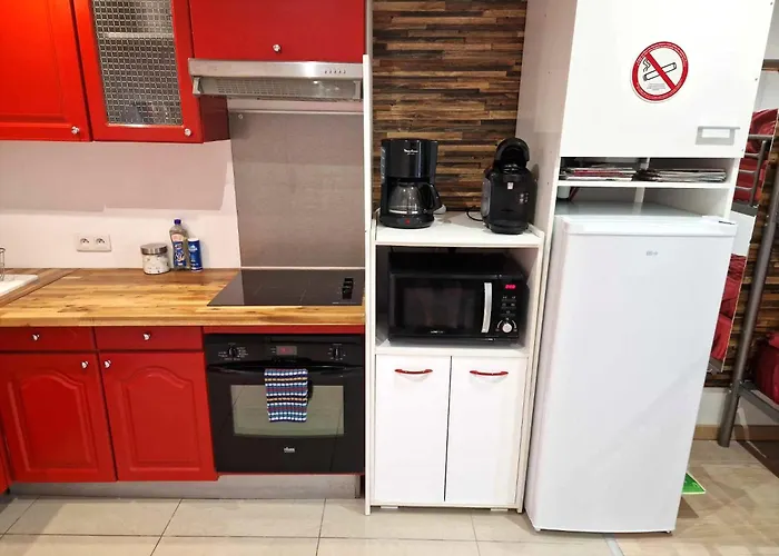 03 - Joli Traversant Situe Au Rdc Avec 2 Lits, Equipe Pour 1, 2 Ou 3 Personnes Maximum, Entree Independante Donnant Sur Parking Dont Place Est Reservee Devant La Porte, Grand Fourgon Possible Et Petit Jardin Sur L'arriere Comme Ma * Razac-sur-lʼIsle